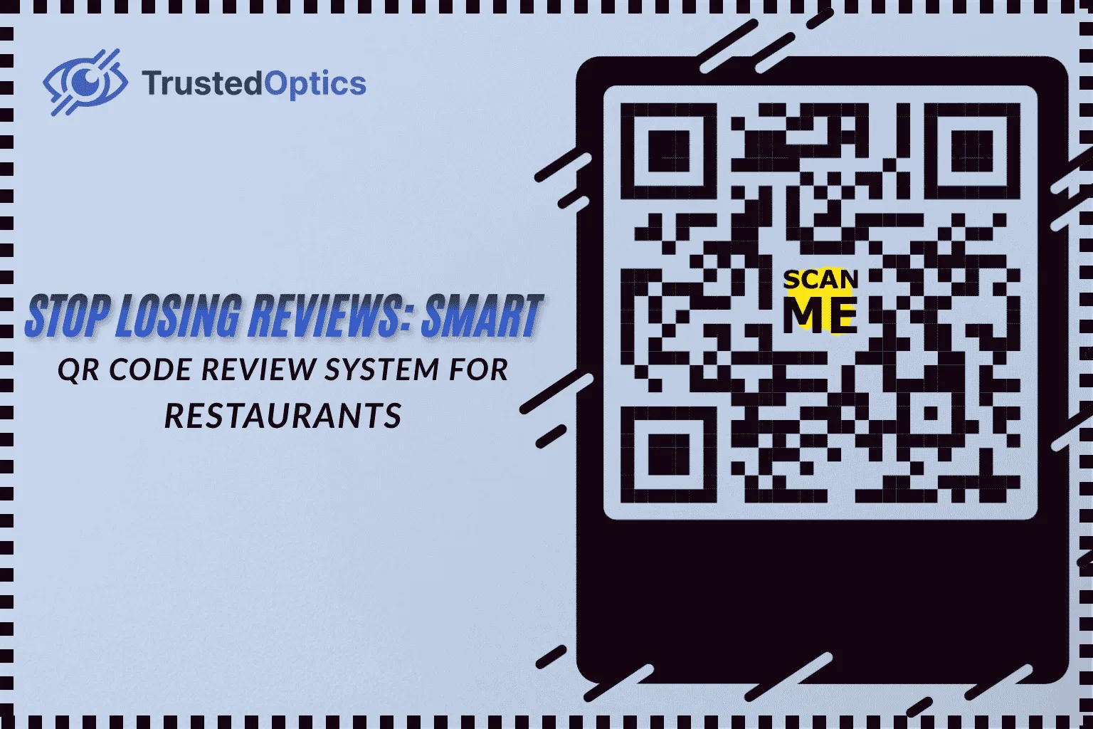 smart QR code review system for restaurants